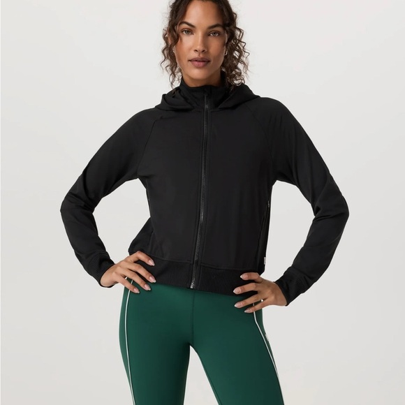 NWT Vuori Daily Jacket Black XS  Zip-Up Hoodie - Picture 1 of 6